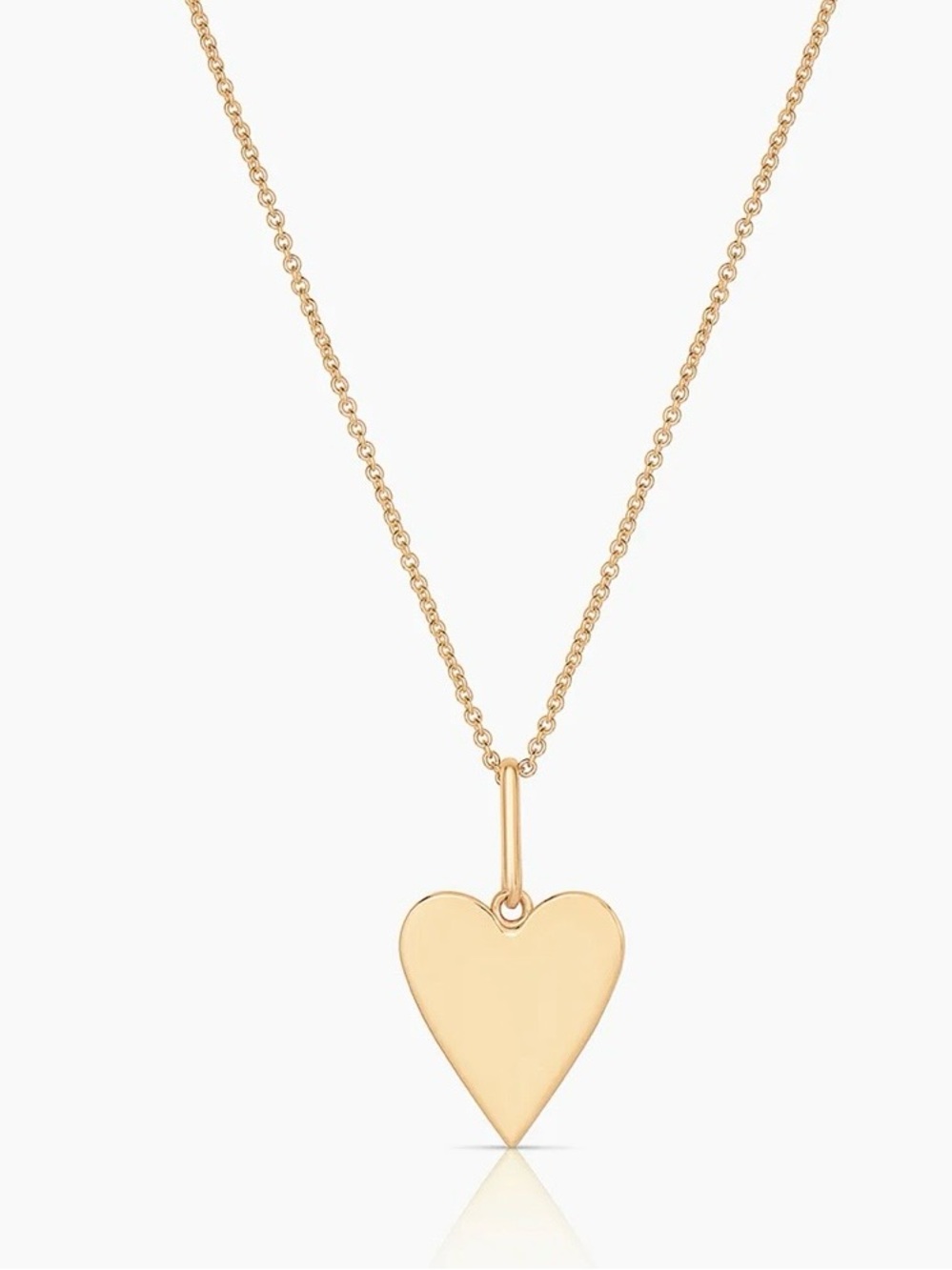 THATCH California Amaya Heart Necklace 14K Gold Plated Adjustable 18-20”